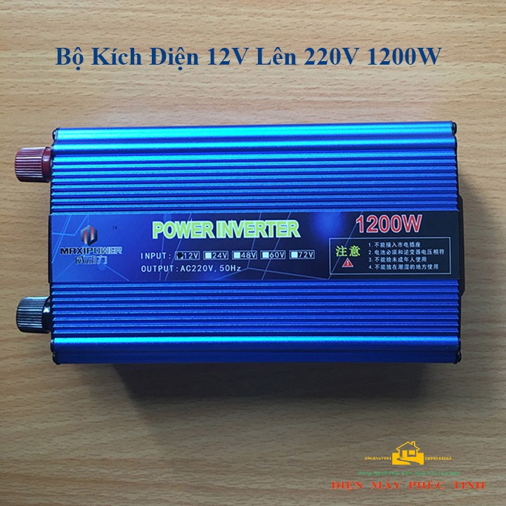 Máy Kích Điện Inverter 1200W