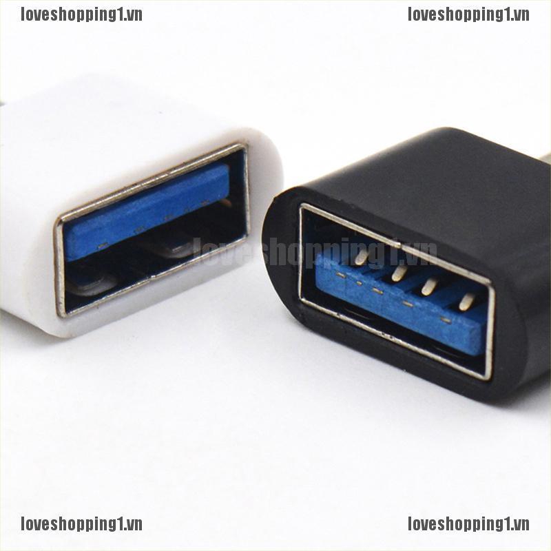 Bộ 2 Đầu Chuyển Đổi Từ Giắc Cắm USB Type C Sang Cổng USB 2.0