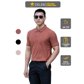 Áo thun Polo trơn nam BASIC, trẻ trung, năng động - vải Cotton CVC cao cấp - CELEB