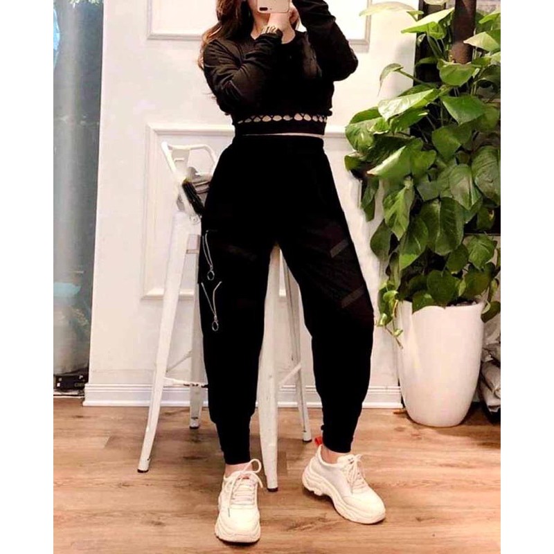 [👉 Chất dày đẹp ] Quần dài Boli 2 da Phối Khoá siêu hot 2020, co giãn dày dặn siêu chất | BigBuy360 - bigbuy360.vn