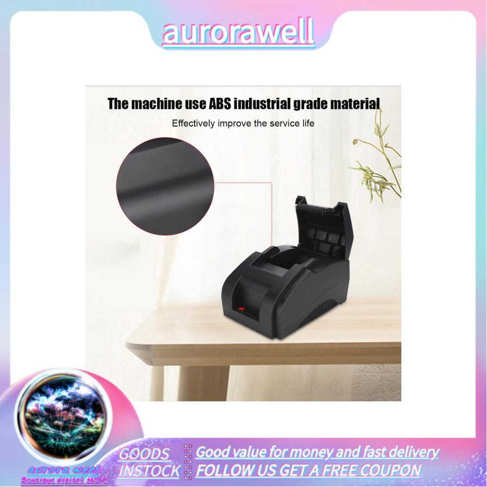 Máy In Nhiệt Aurorawell 58mm Kết Nối Bluetooth 80mm / S Cho Windows / Ios / Android 110-240v | BigBuy360 - bigbuy360.vn