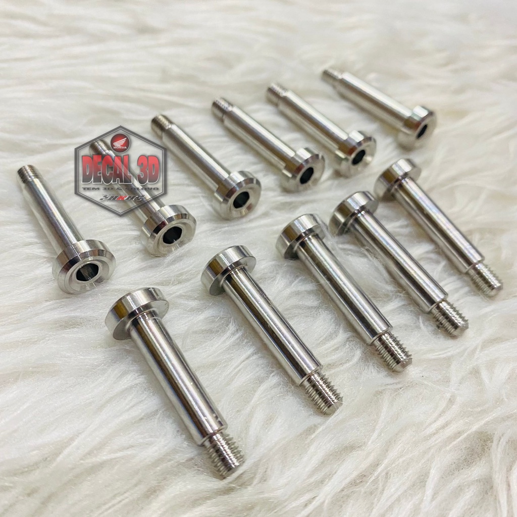 Ốc lắp gáy nhựa cổ (bợ cổ) Dream chất liệu inox 304 cnc chuẩn như zin