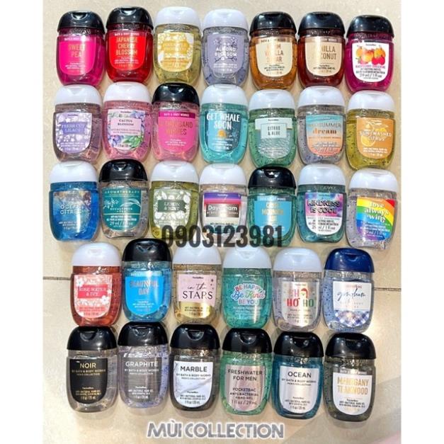 Nước Rửa Tay Khô Bath & Body Works Dung Tích 29ml  Gel Rửa Tay Khô