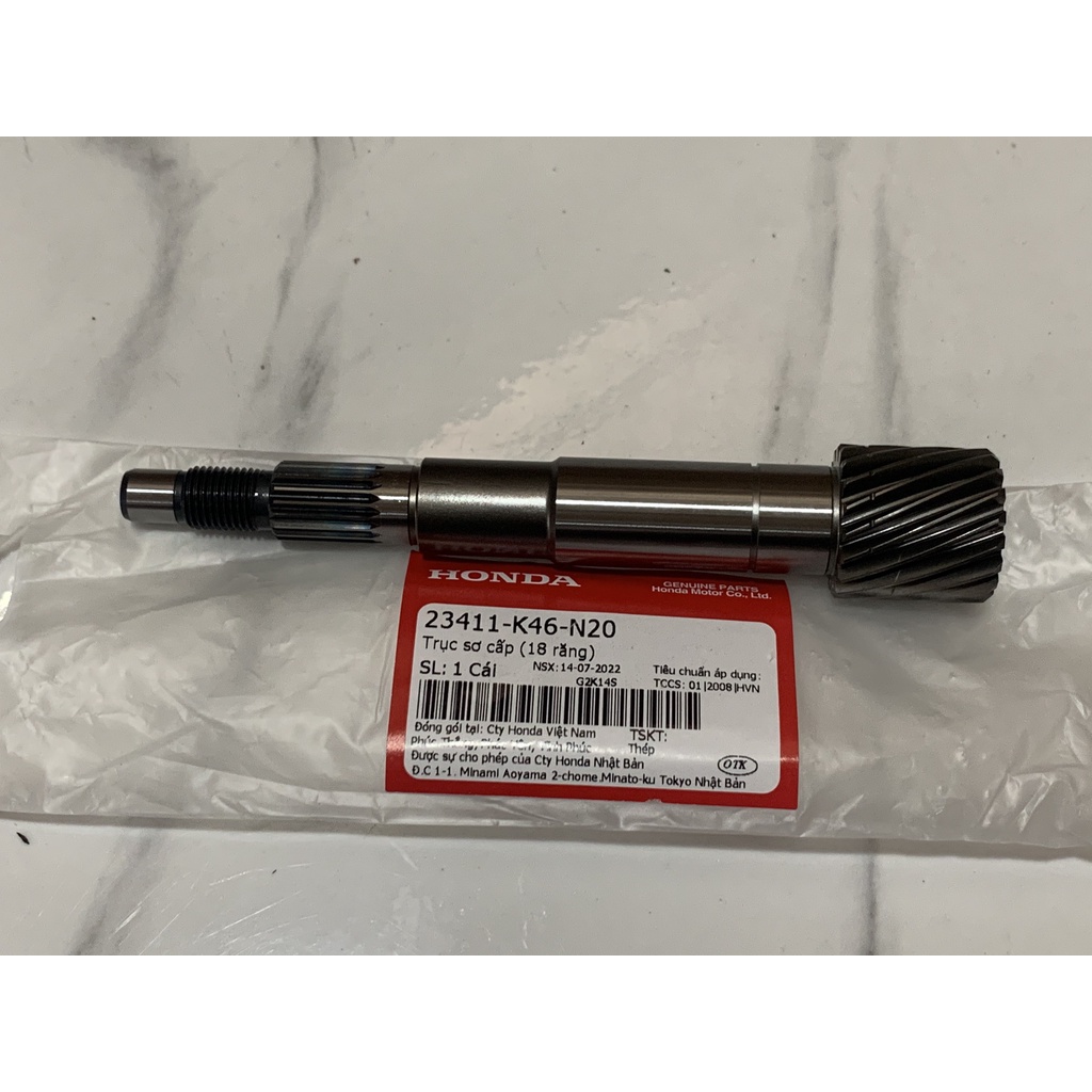 23411K46N20 Trục sơ cấp (18 răng)