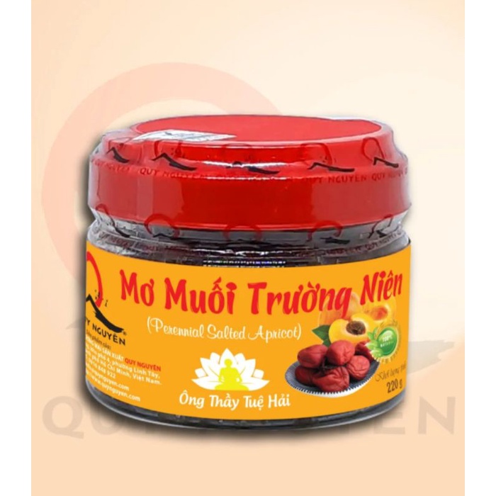 Mơ muối trường niên Quy Nguyên hộp 220g