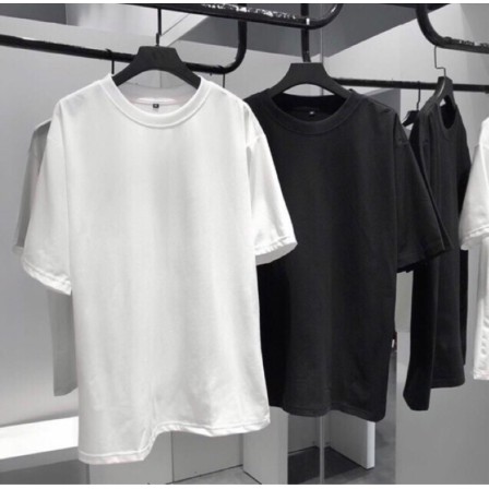 Áo Thun Trơn Tay Lỡ Unisex Nam Nữ chất áo đẹp | BigBuy360 - bigbuy360.vn
