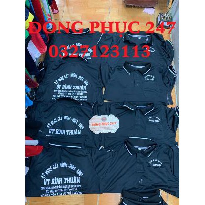 Áo Thun Cổ Trụ Nhân Viên Đài Truyền Hình - Đồng Phục Sự Kiện Theo Yêu Cầu