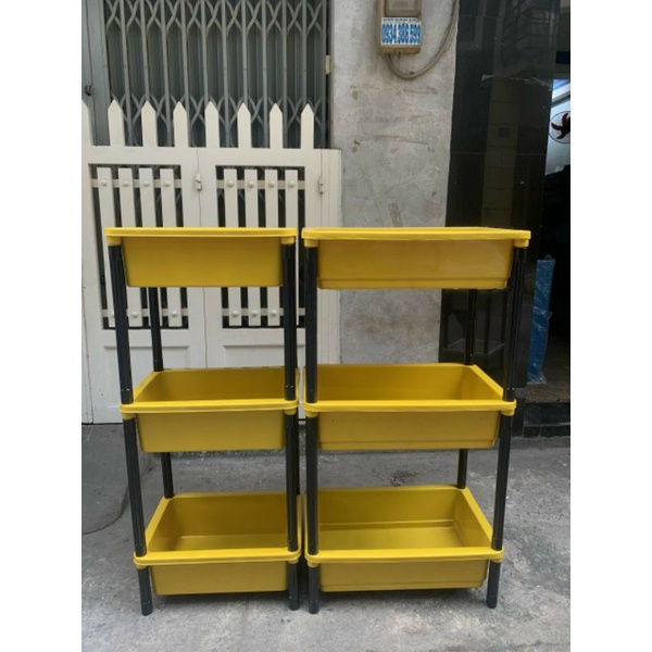 Bộ Khay Chậu 3 Tầng Nuôi Cá 65x42x16cm loại dầy