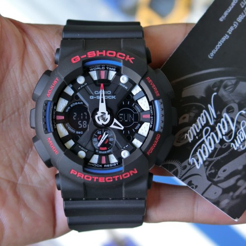 Đồng hồ Nam Casio G-shock GA-120TR Chính hãng Chống nước 20 ATM Tuổi thọ pin 7 năm  bảo hành 12 tháng quốc tế