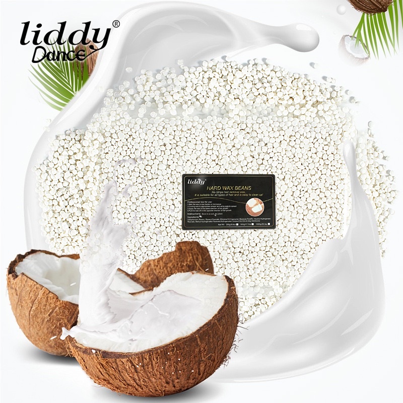 Sáp wax lông LIDDY hương sữa dừa cao cấp siêu bám lông, an toàn phù hơp mọi loại da lông nách, bikini,râu, body
