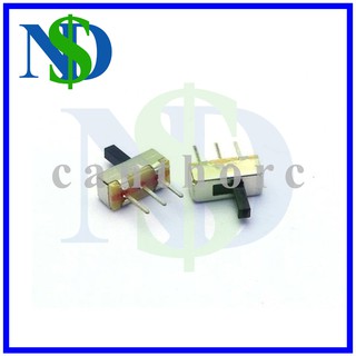 Công tắc gạt on / off siêu nhỏ mini 3 chân pin