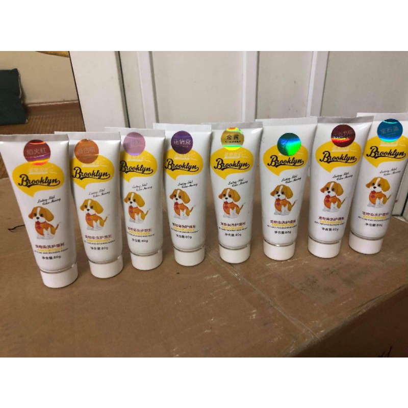 Màu nhuộm lông Brooklyn cho chó mèo thơm dịu mùi trái cây an toàn cho lông và da