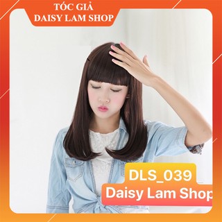 [TẶNG TRÙM LƯƠID] TÓC GIẢ NGANG VAI CÚP ĐUÔI DLS_039