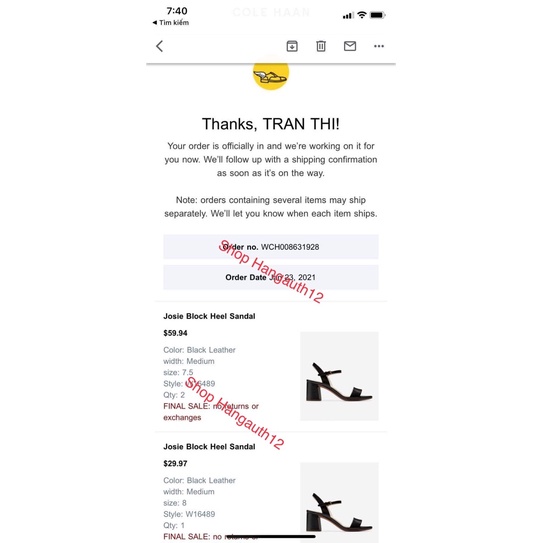 GIÀY SANDAL COLE HAAN