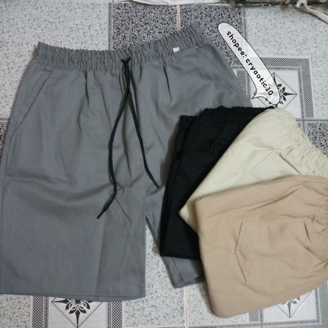 [4 MÀU - Kèm video + hình thật] Quần short kaki basic unisex | BigBuy360 - bigbuy360.vn