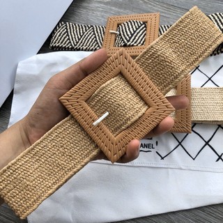 Đai váy dây cói mặt vuông