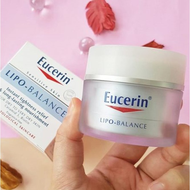 Eucerin Lipo Balance - Kem dưỡng ẩm Eucerin dành cho da nhạy cảm 50ml