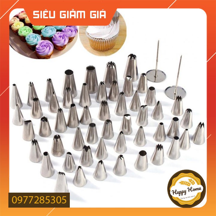 Đui trang trí bánh kem bằng thép không gỉ 304- CHẤT LƯỢNG CAO