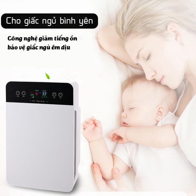 Máy lọc không khí diệt khuẩn UV - Máy lọc không khí Hepa, khử mùi, lọc bụi mịn PM2.5, lọc Formaldehyd không gây ồn