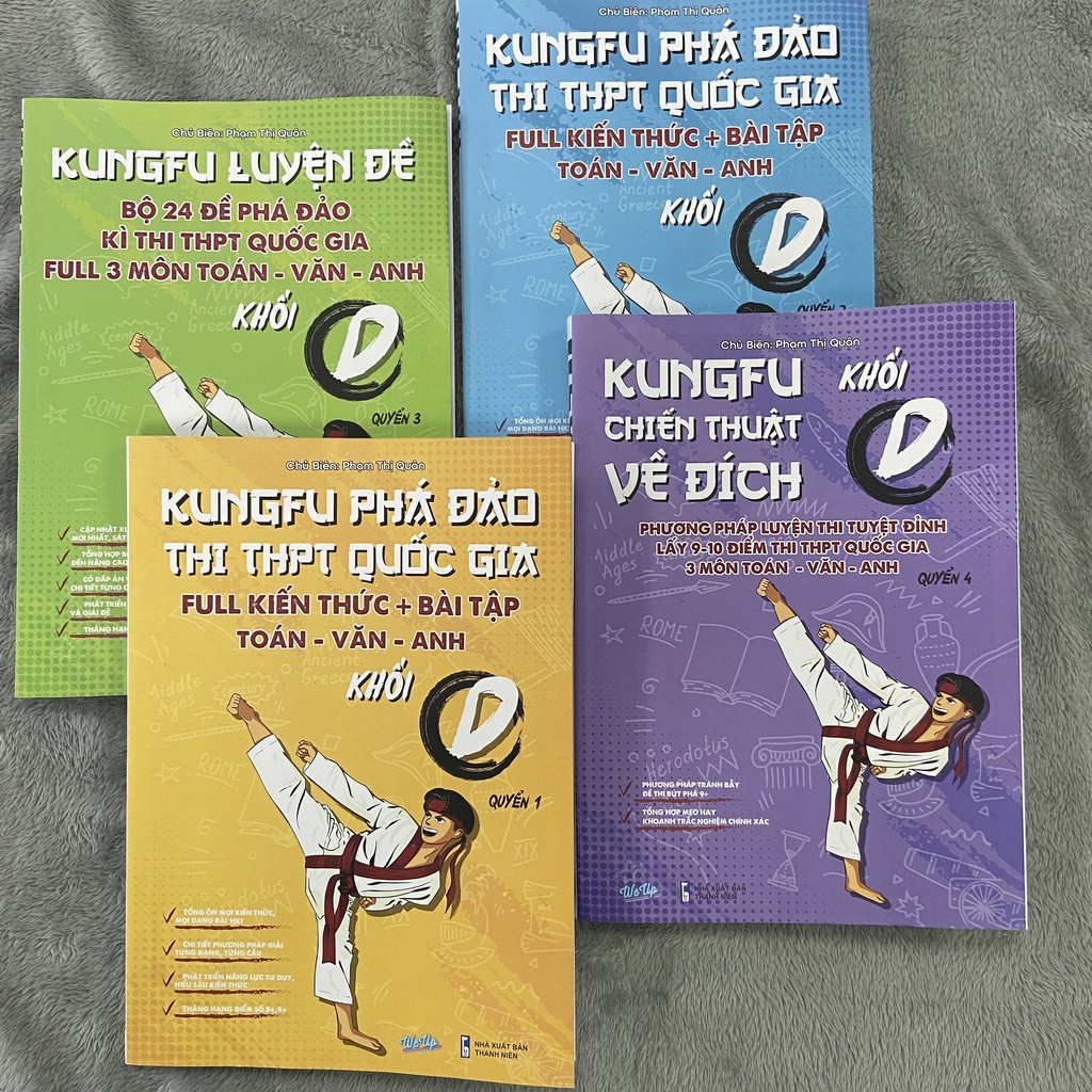 [Mã LIFEMALL25055 giảm 15% đơn 250K] Sách - Bộ Kungfu phá đảo khối D