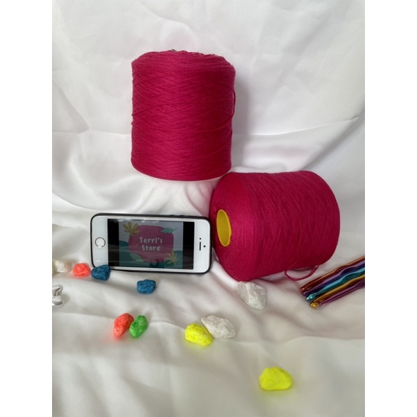 Yarn - Sợi 100% Cotton_Hàng Ý - Sợi chập  - Mền bóng nhẹ - Móc áo váy áo dài - Sợi mùa hè