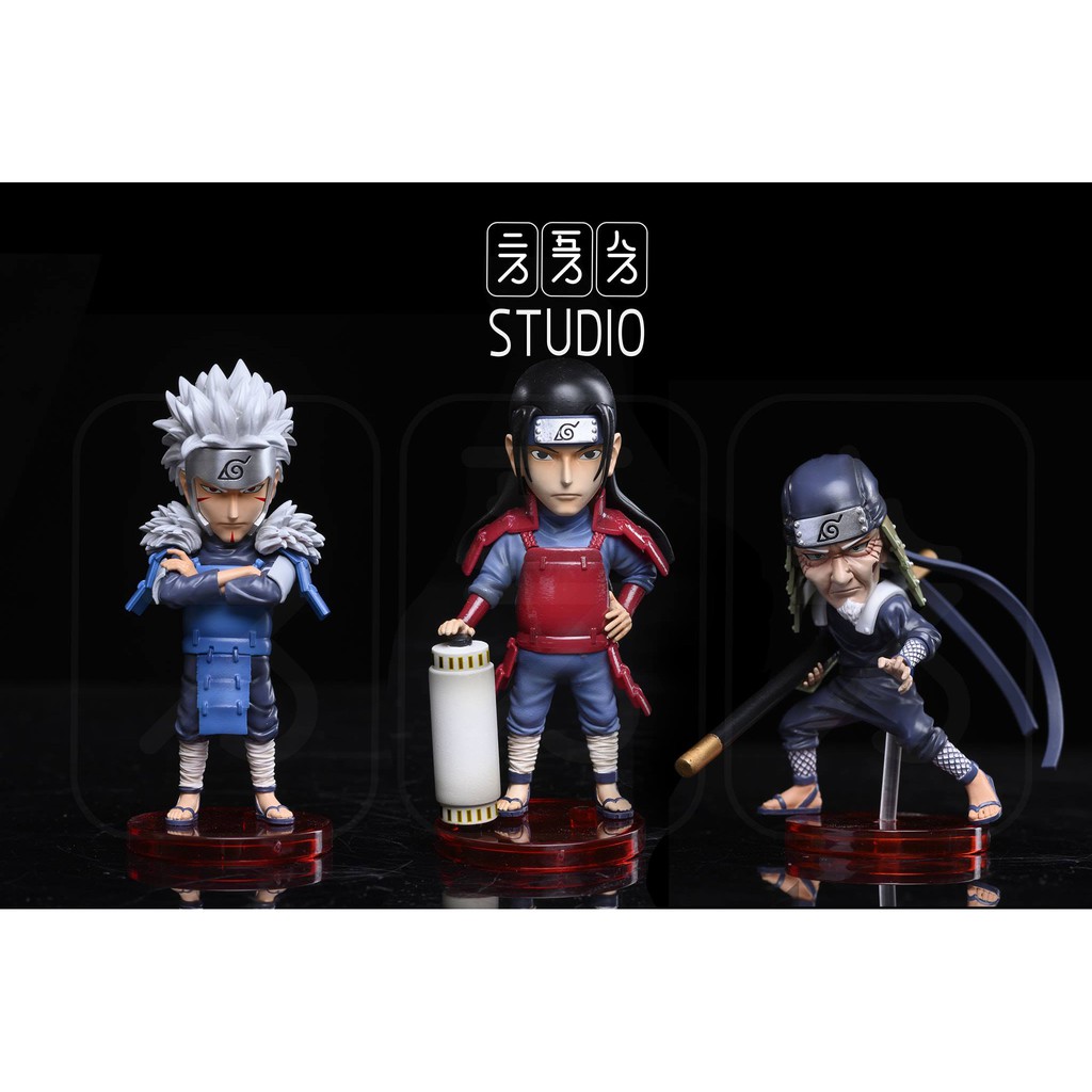 Mô hình Naruto Resin Chính hãng - Hokage Hashirama, Tobirama, Sarutobi, Minato 258W Studio