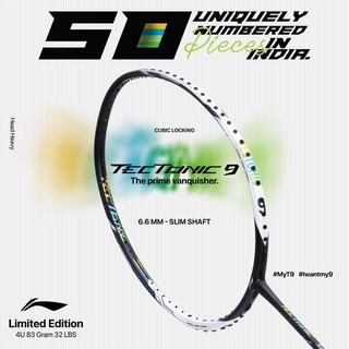 Li ning vợt cầu lông tectonic 9 bằng carbon cao cấp chuyên dụng