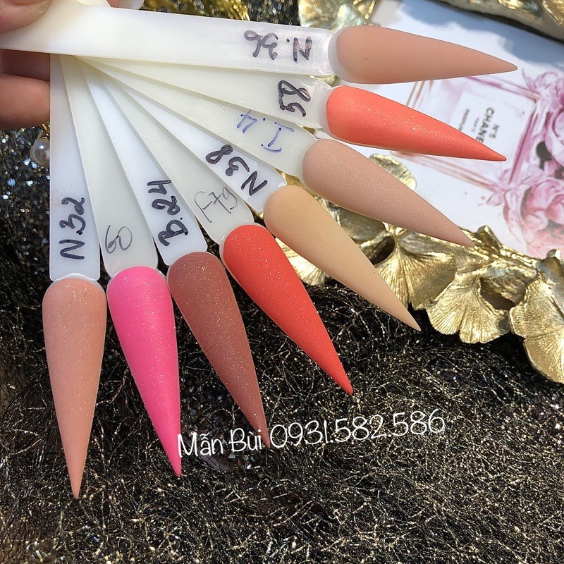 bột mỹ đắp móng chất lượng cao- hũ 30g - hũ 10g