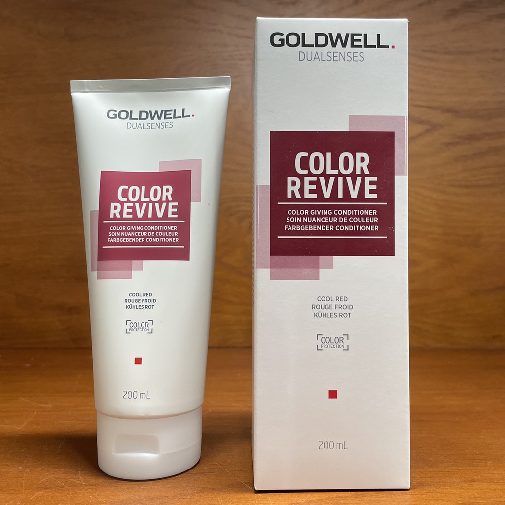 Dầu xả cung cấp hạt màu Dualsenses Color Revive Goldwell Color Giving Conditioner 200ml ( Cool Red )