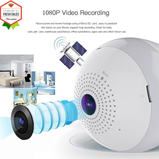 Camera Không Dây 1080 Độ Quay Toàn Cảnh 360 Độ | BigBuy360 - bigbuy360.vn