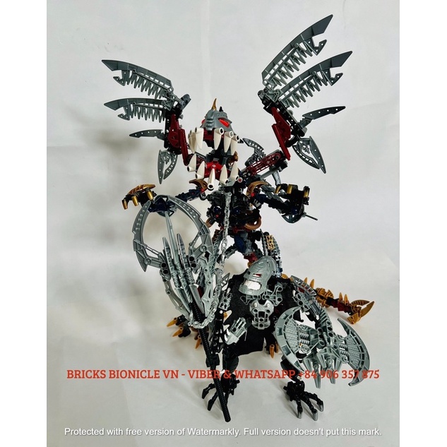 LEGO BIONICLE - ĐỒ CHƠI XẾP HÌNH LEGO BIONICLE - VEZON & KARDAS 10204 - COMBINED SET 8733 + 8734 + 8764