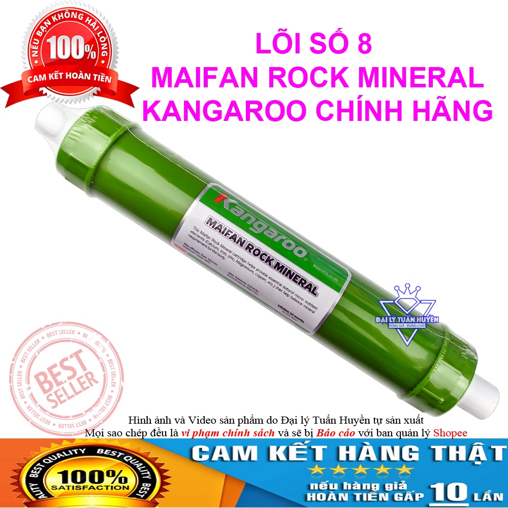 Trọn bộ Combo 9 lõi lọc nước Kangaroo chính hãng 123456789 - Lõi RO, Nano, Ceramic, Alkaline , Maifan, ORP Cartridge