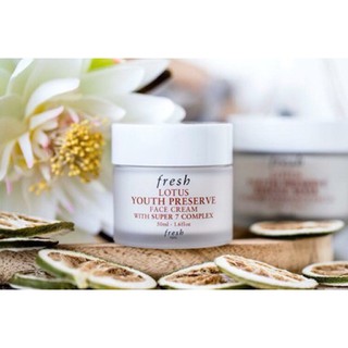 [ Fullsize tách sét unbox] Kem Dưỡng Ẩm Fresh Lotus Youth Preserve Face Cream With Super 7