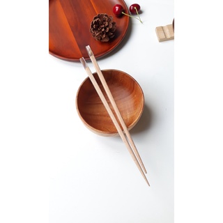 Đũa gỗ beech vuông khảm trai hồng