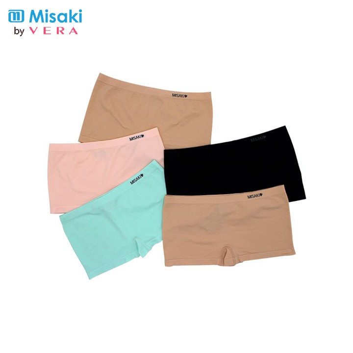 Combo 02 quần lót Misaki by Vera seamless dáng boxer mặc trong váy-9322