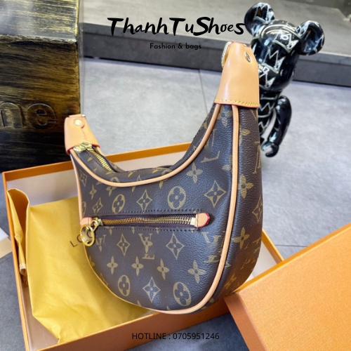 Túi xách nữ kẹp nách dáng thuyền full 2 box da xịn