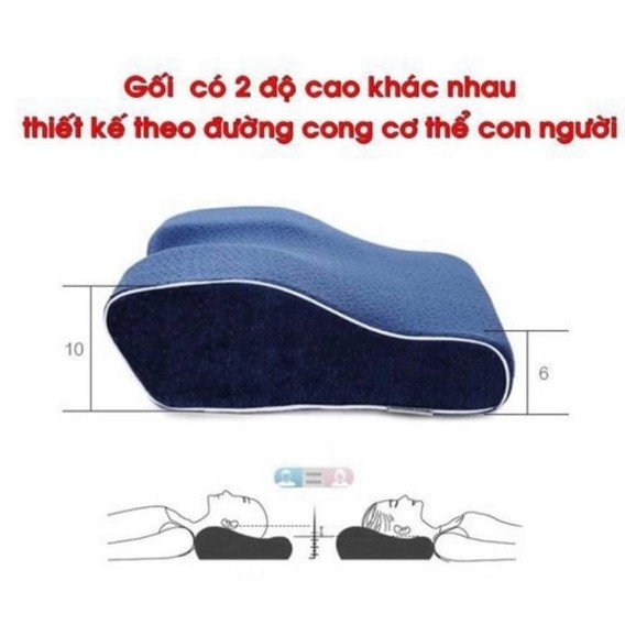 Gối Ngủ Nhanh Nhật Bản - hỗ trợ điều trị mất ngủ và Giảm đau vai gáy khi ngủ