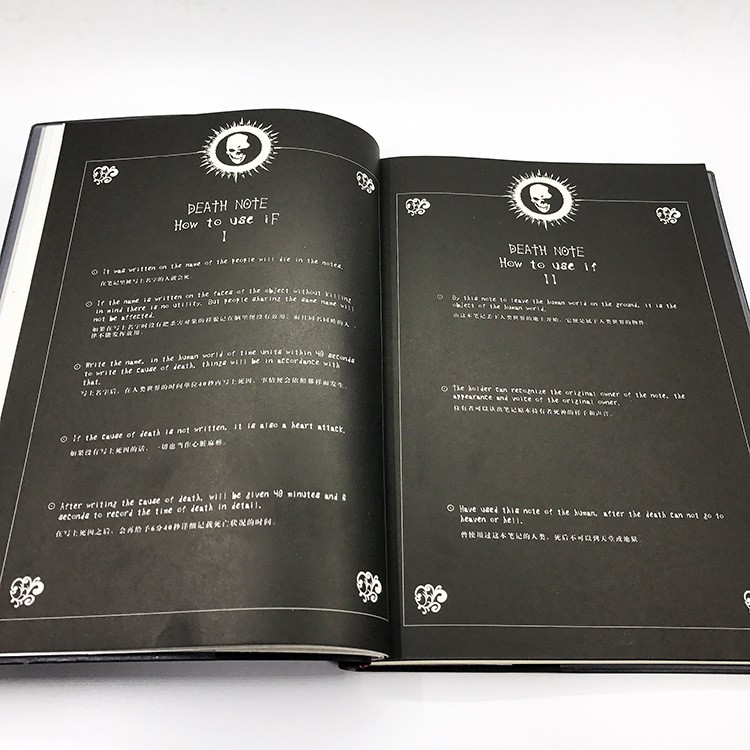 Phụ Kiện Trang Trí Sách Hình Nhân Vật Anime Death Note