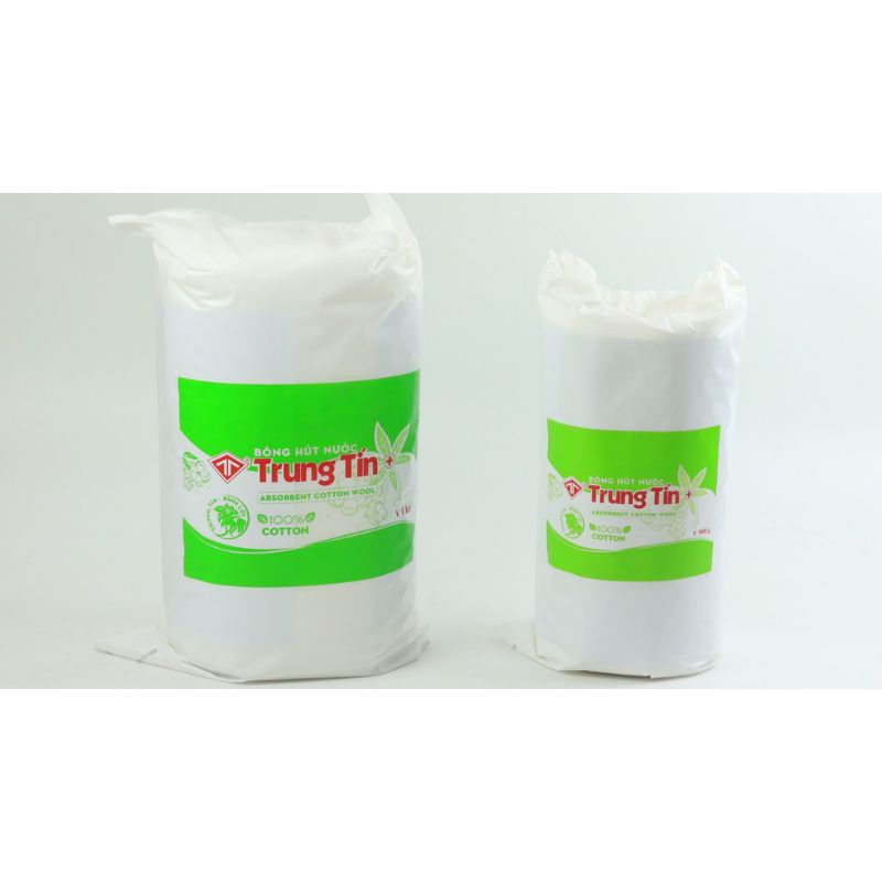 Bông gòn y tế bông hút nước Trung Tín các loại