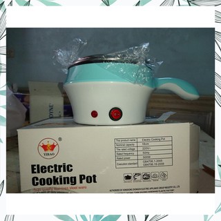 Nồi lẩu mini 2 tầng chống dính, nồi lẩu đa năng siêu tốc size 18cm kèm vỉ hấp