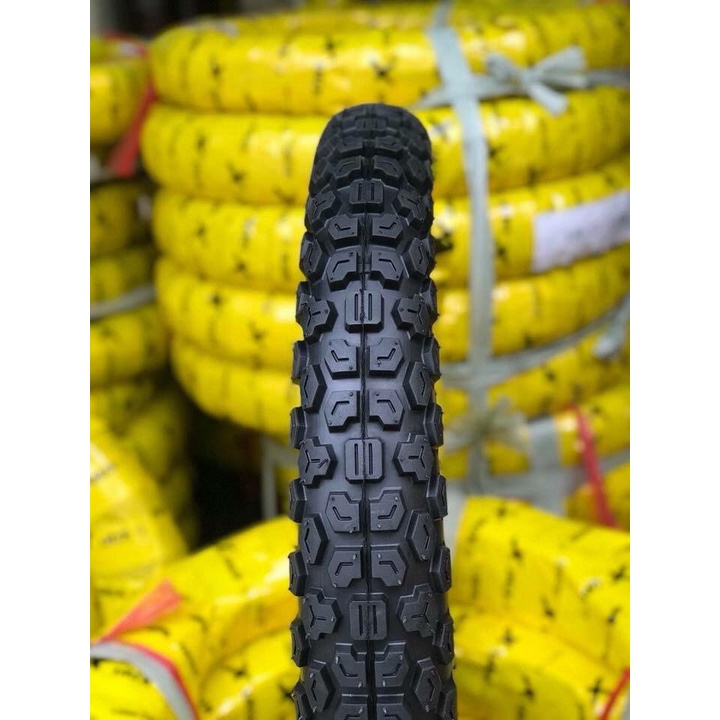 Lốp gai chân chó size 2.50-17, 2.75-17, 3.00-17 và 3.50-17 dùng cho các dòng xe phổ thông, xe độ