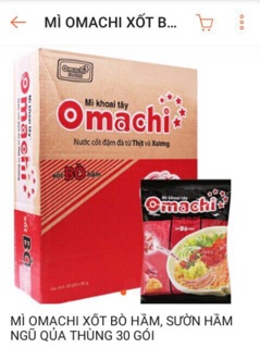 Mì omachi sườn hầm , bò hầm