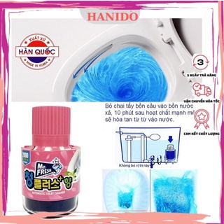 Chai thả bồn cầu Hàn Quốc diệt khuẩn Mr.Fresh 180g hương ly