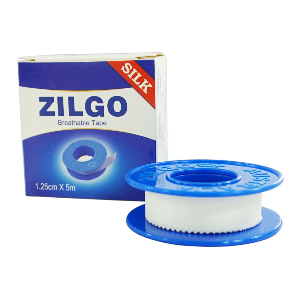 Băng keo cuộn y tế zilgo, băng keo vải Liên Kết size 2,25cm x 5m và 1,25cm x 5m