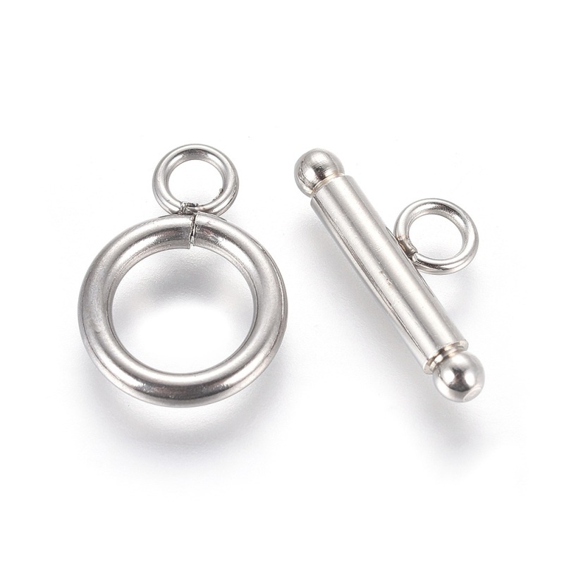 Bộ 1-10 Móc Cài Bằng Thép Không Gỉ 304 Dùng Làm Trang Sức