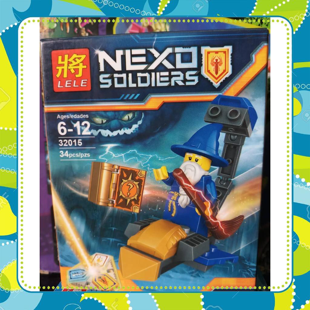 [Đồ Chơi Giá Rẻ] Đồ chơi lắp ráp lego nexo knights Axl Clay, ninjago Zane và rắn ninja, lính army pubg 25.000đ/hộp.
