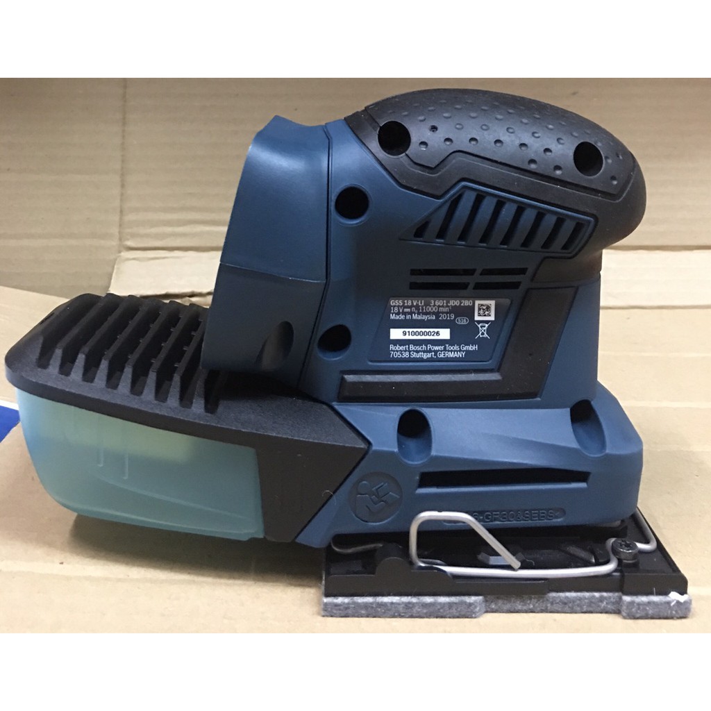 Máy chà nhám rung pin Bosch GSS 18V-LI  chưa bao gồm pin,sạc.