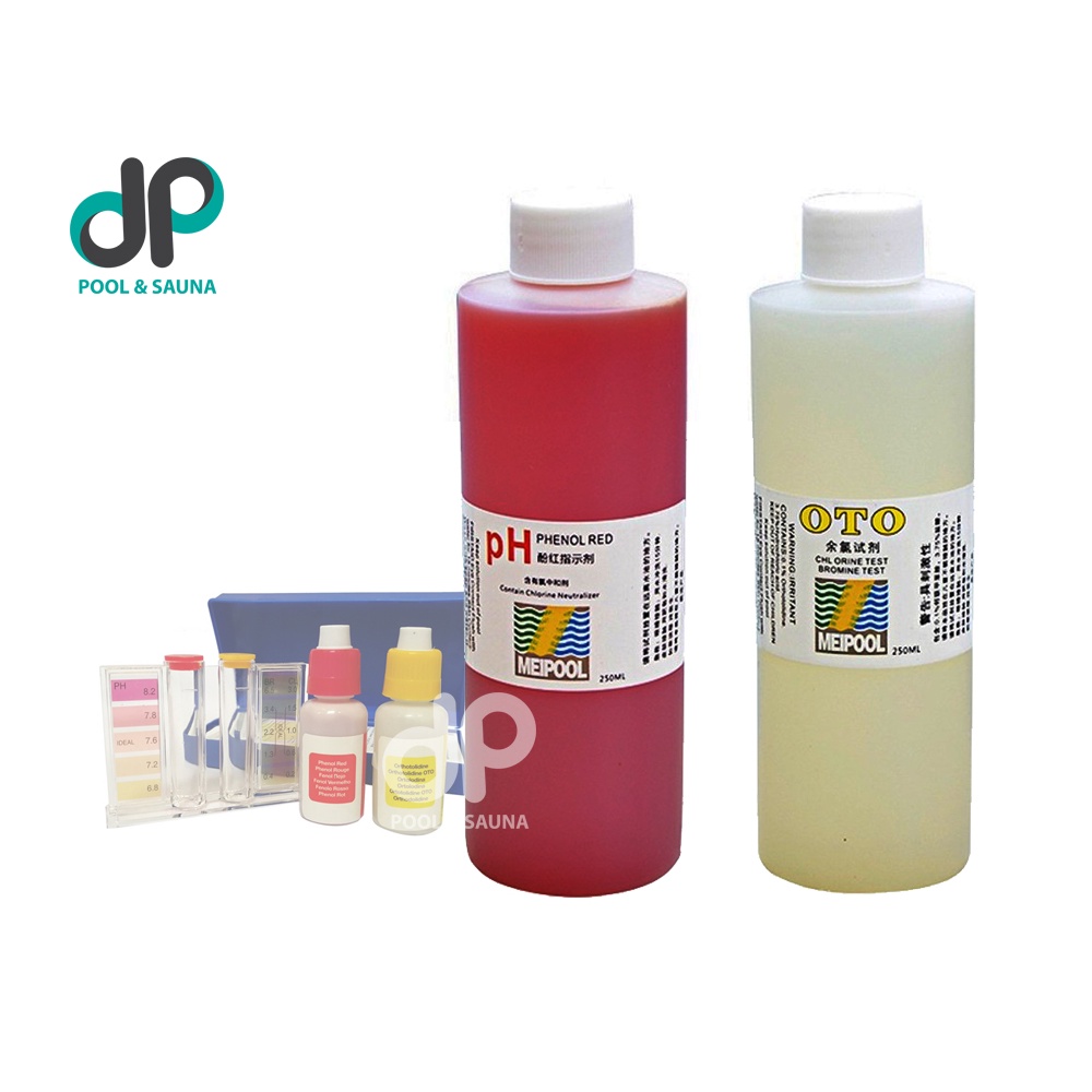 BỘ DUNG DỊCH TEST NƯỚC HỒ BƠI OTO & PHENOL - DUNG TÍCH 250ML