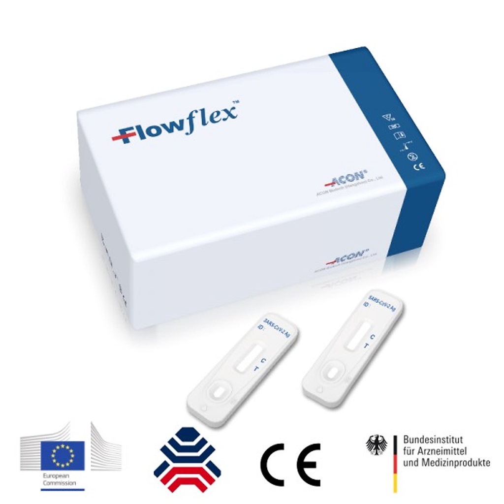 Bộ Test Nhanh Flowflex Antigen Rapid Test Kháng Nguyên Nhanh Tại Nhà - Que Test Mũi