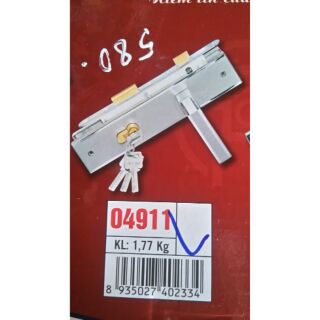 Ổ khoá cửa 4 cánh lớn việt tiệp 04911